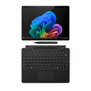 Microsoft Surface Pro Copilot +PC Bundle Qualcomm Snapdragon X Elite 16GB 1TB SSD 13"" OLED PixelSense Flow (2880 x 1920) Touchscreen Windows 11 Surface Pro Keyboard + Slim Pen